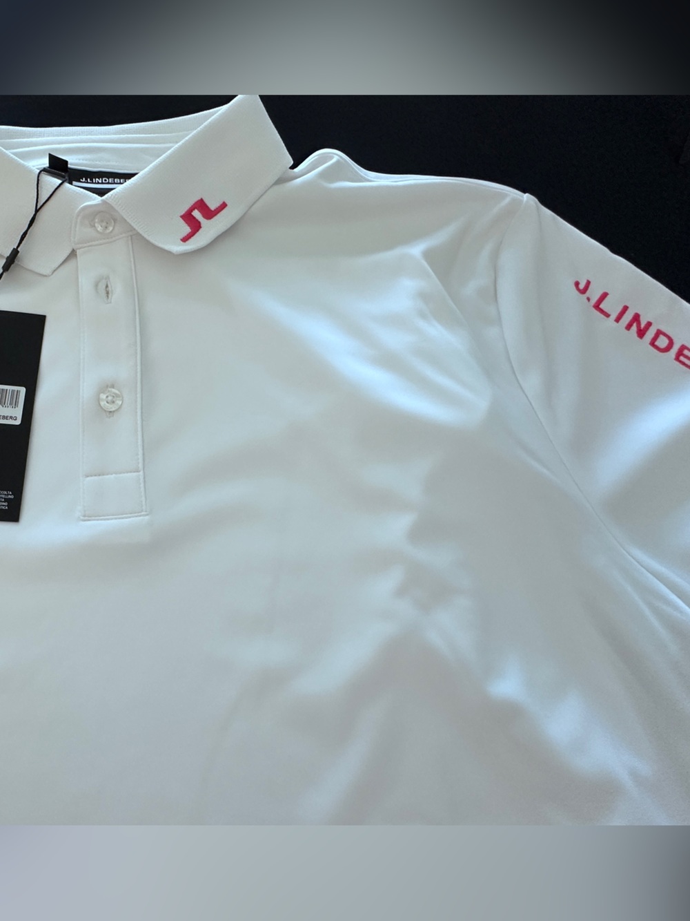 J. Lindeberg Men's Tour Tech Polo L
